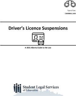 Driver's Licence Suspensions - CRIMINAL LAW Type of law: Student Legal Services of ...