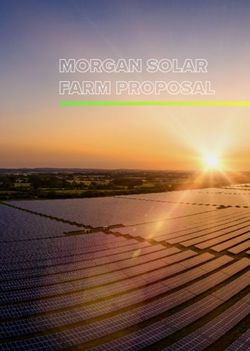 MORGAN SOLAR FARM PROPOSAL - Green Gold Energy