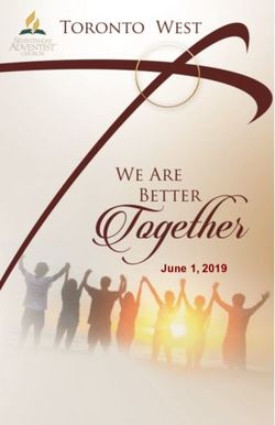 June 1, 2019 - Toronto West SDA