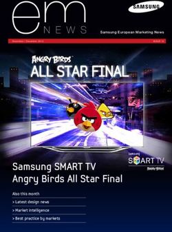 Samsung SMART TV Angry Birds All Star Final - Also this month Latest design news Market intelligence Best practice by markets