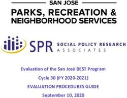 EVALUATION PROCEDURES GUIDE - Evaluation of the San José BEST Program Cycle 30 (PY 2020-2021) September 10, 2020 - Social Policy Research Associates