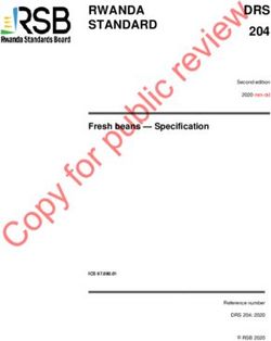 RWANDA STANDARD DRS 204 - World Trade Organization
