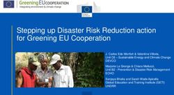 Stepping up Disaster Risk Reduction action for Greening EU Cooperation - Europa EU
