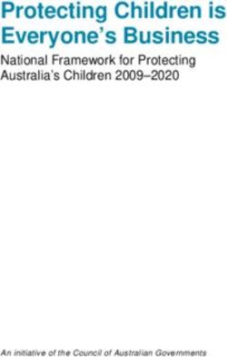 Protecting Children is Everyone's Business - National Framework for Protecting Australia's Children 2009-2020 - NCETA