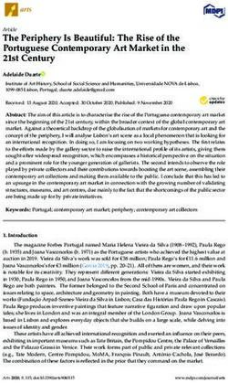 The Periphery Is Beautiful: The Rise of the Portuguese Contemporary Art Market in the 21st Century - MDPI