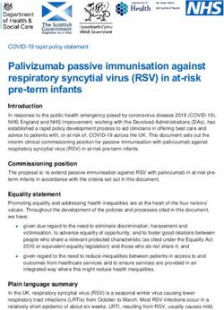 Palivizumab passive immunisation against respiratory syncytial virus (RSV) in at-risk pre-term infants - NHS England