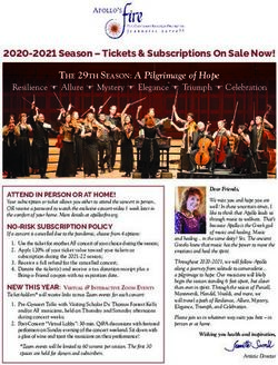 2020-2021 Season - Tickets & Subscriptions On Sale Now! - Apollo's Fire