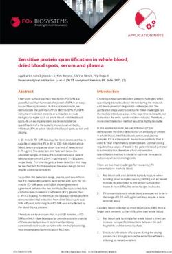 Sensitive protein quantification in whole blood, dried blood spots, serum and plasma