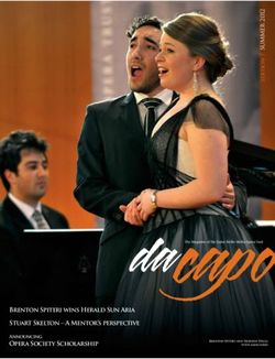 Brenton Spiteri wins Herald Sun Aria Stuart Skelton - A Mentor's perspective Opera Society Scholarship - Announcing