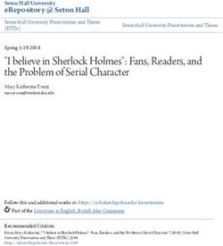 "I believe in Sherlock Holmes": Fans, Readers, and the Problem of Serial Character