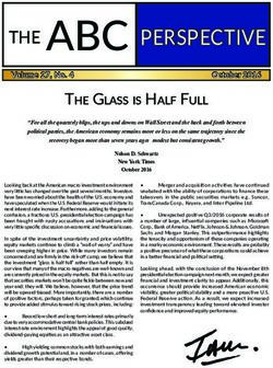 THEABC PERSPECTIVE Volume 27, No. 4 - ABC Funds