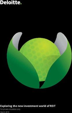 Exploring the new investment world of REIT - For private circulation only March 2019 - Deloitte