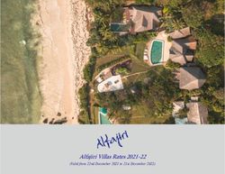 Alfajiri Villas Rates 2021-22 - (Valid from 22nd December 2021 to 21st December 2022)