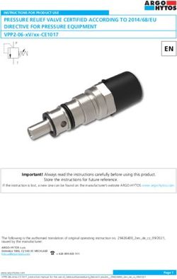 PRESSURE RELIEF VALVE CERTIFIED ACCORDING TO 2014/68/EU DIRECTIVE FOR PRESSURE EQUIPMENT