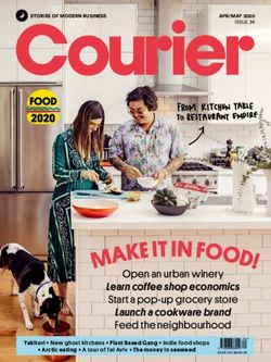 MAKE ITINFOOD! Open an urban winery - Learn coffee shop economics Start a pop-up grocery store Launch a cookware brand Feed the neighbourhood ...