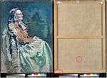 COMBINED 14C ANALYSIS OF CANVAS AND ORGANIC BINDER FOR DATING A PAINTING