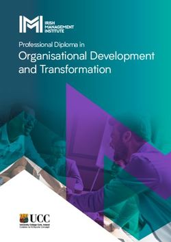 Organisational Development and Transformation - Professional Diploma in - Irish ...