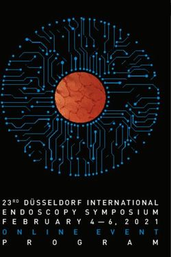23RD DÜSSELDORF INTERNATIONAL ENDOSCOPY SYMPOSIUM F EB I NE - Endoscopy Campus