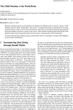 The Child Machine vs the World Brain