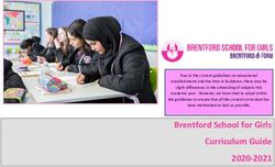 Brentford School for Girls Curriculum Guide 2020-2021