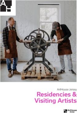 RESIDENCIES & VISITING ARTISTS - ARTHOUSE JERSEY