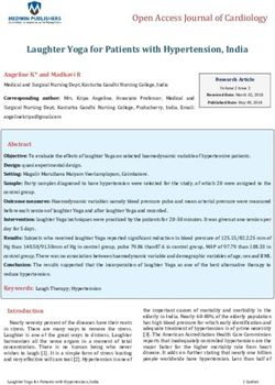 Laughter Yoga for Patients with Hypertension, India