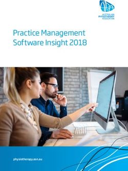 Practice Management Software Insight 2018 - physiotherapy.asn.au - Australian ...