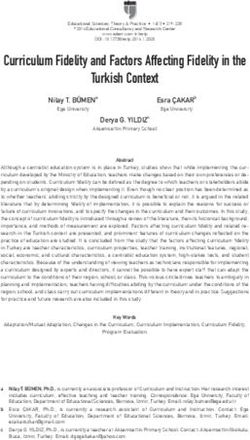 Curriculum Fidelity and Factors Affecting Fidelity in the Turkish Context