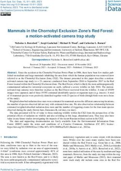 Mammals in the Chornobyl Exclusion Zone's Red Forest: a motion-activated camera trap study
