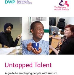 Untapped Talent A guide to employing people with Autism