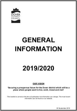 GENERAL INFORMATION 2019/2020 - Dover District Council
