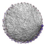 Simulation of the COVID-19 pandemic on the social network of Slovenia: estimating the intrinsic forecast uncertainty