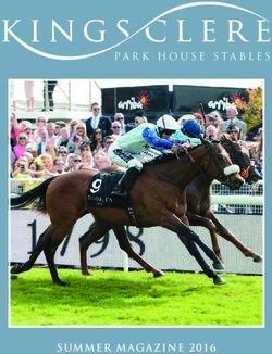 PARK HOUSE STABLES - SUMMER MAGAZINE 2016
