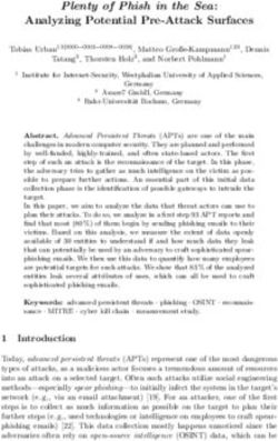 Plenty of Phish in the Sea: Analyzing Potential Pre-Attack Surfaces