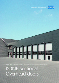 Kone sectional overhead doors - An AttrActive And dur Able solution for Any industri Al premises