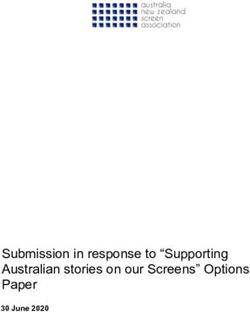 Submission in response to "Supporting Australian stories on our Screens" Options Paper - 30 June 2020