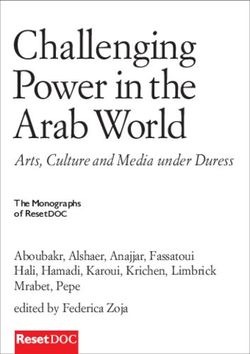 Challenging Power in the Arab World - Arts, Culture and Media under Duress Aboubakr, Alshaer, Anajjar, Fassatoui Hali, Hamadi, Karoui, Krichen ...