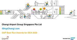 Changi Airport Group Singapore Pte Ltd iShopChangi.com SAP Best Run Awards for SEA 2020