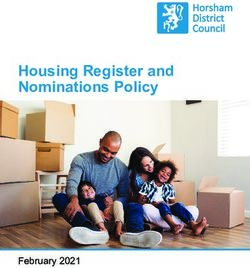 Housing Register and Nominations Policy - February 2021