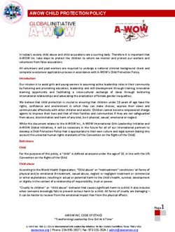 AWOW CHILD PROTECTION POLICY