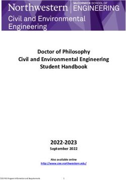 Doctor of Philosophy Civil and Environmental Engineering Student Handbook - 2022-2023 September 2022