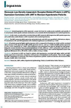Monocyte Low-Density Lipoprotein Receptor-Related Protein 1 (LRP1) Expression Correlates with cIMT in Mexican Hypertensive Patients