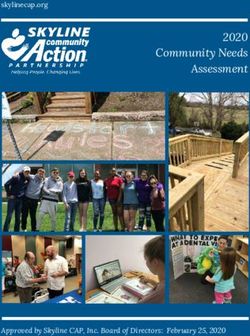 2020 Community Needs Assessment - skylinecap.org - Approved by Skyline CAP, Inc. Board of Directors: February 25, 2020