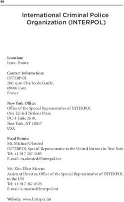 International Criminal Police Organization (INTERPOL)