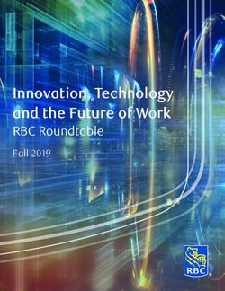 Innovation, Technology and the Future of Work - RBC Roundtable Fall 2019 - RBC Investor ...