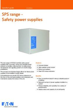 SPS range - Safety power supplies - Specifier's guide - Datasheet