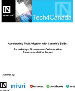 Accelerating Tech Adoption with Canada's SMEs: An Industry - Government Collaboration Recommendation Report - Authored by