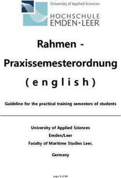 Rahmen - Praxissemesterordnung - Guideline for the practical training semesters of students University of Applied Sciences Emden/Leer Faculty of ...