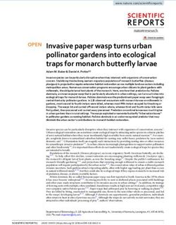 Invasive paper wasp turns urban pollinator gardens into ecological traps for monarch butterfly larvae - Nature
