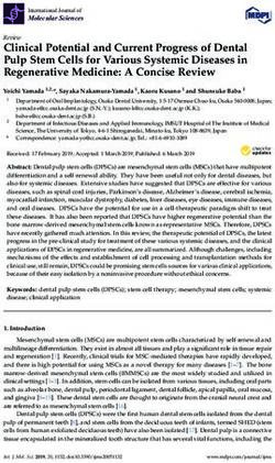 Clinical Potential and Current Progress of Dental Pulp Stem Cells for Various Systemic Diseases in Regenerative Medicine: A Concise Review